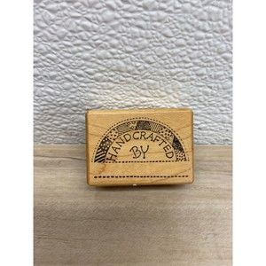 1988 Petaluma Hand Crafted Wood Mounted Rubber Stamp